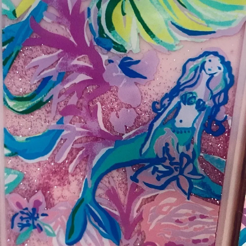 Lilly Pulitzer Mermaid in the Shade Apple iPhone Case Cover X/XS